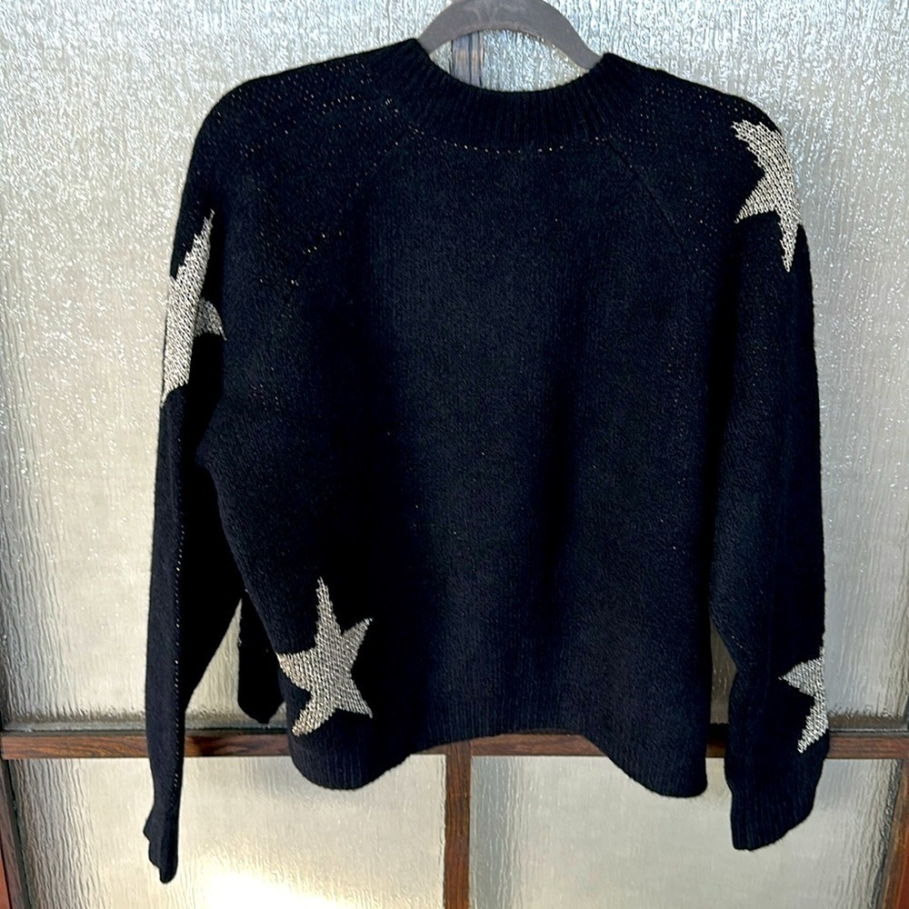 ALLSAINTS Star Wool & Alpaca-Blend Jumper sweater oversized XS fits to Small - Picture 8 of 9